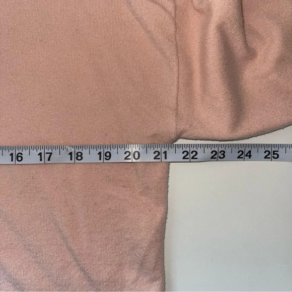 Cato Light Pink Front Seam V-neck 3/4 Sleeve Sweater Small Women’s - Picture 6 of 10